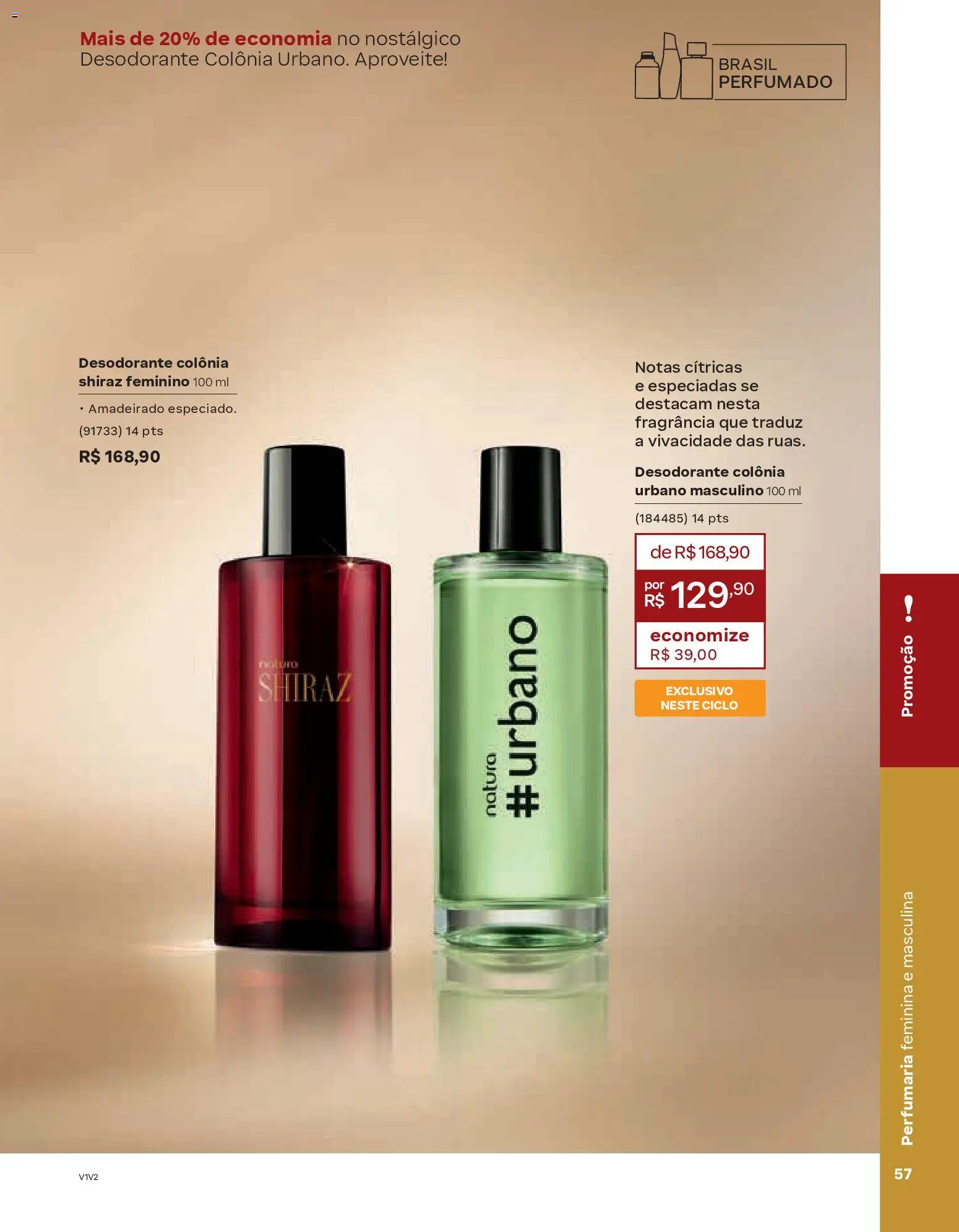 Natura Folheto - válido de 19.02.2026 | Página: 57 | Produtos: Fragrância, Desodorante