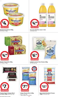Preview of Coles catalogue - valid from 24/06/2026 | Page: 32 | Products: Dairy, Butter, Cheese, Juice