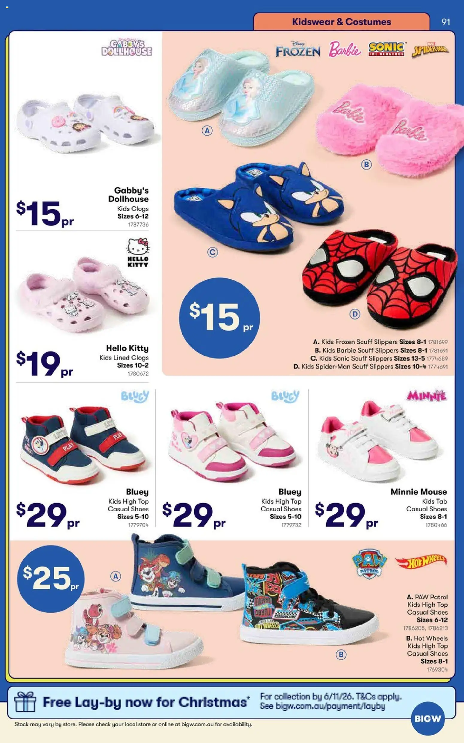 Big W catalogue - valid from 09.06.2026 | Page: 91 | Products: Slippers, Mouse