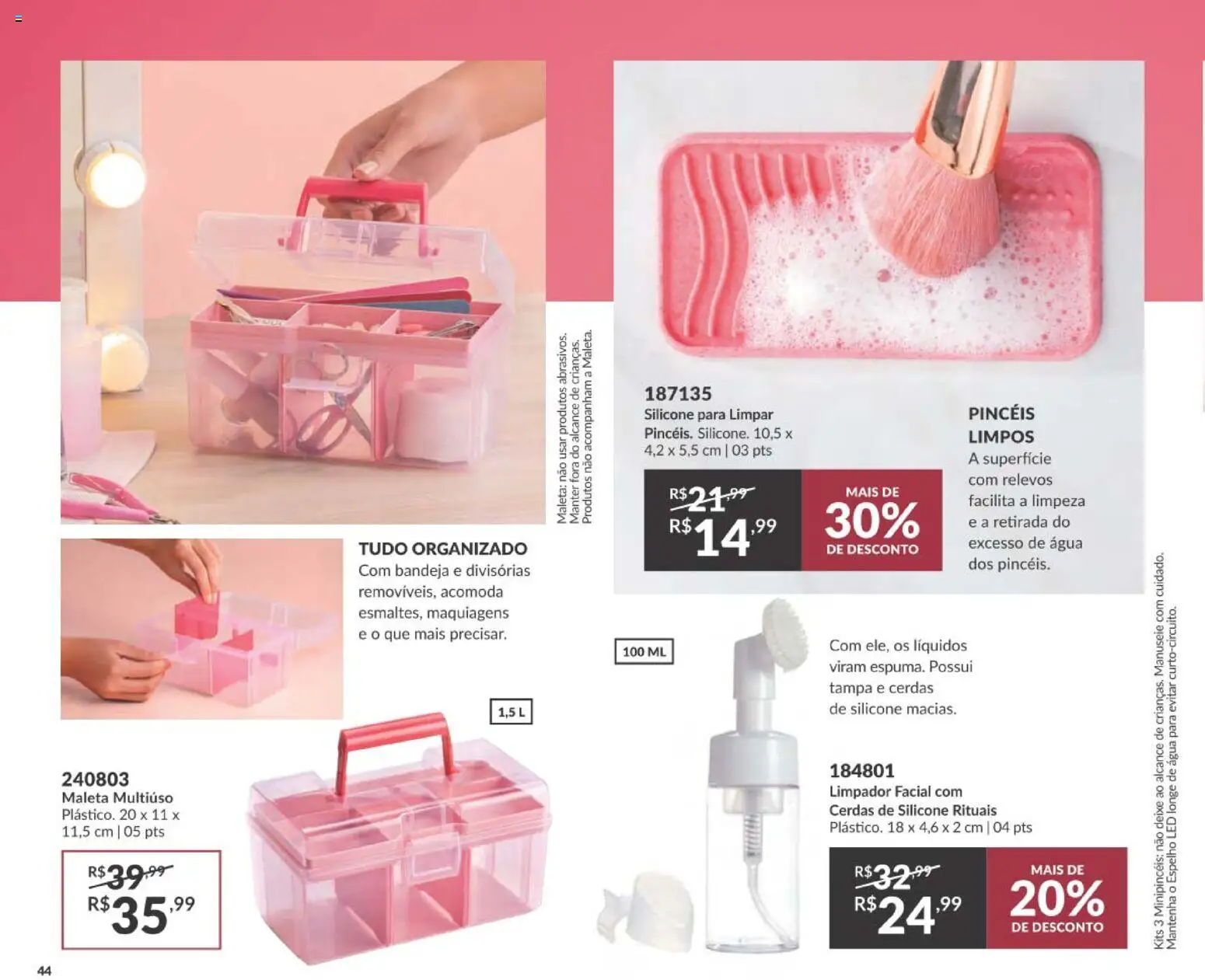 Avon Folheto - válido de 29/06/2026 | Página: 52 | Produtos: Espelho, Bandeja
