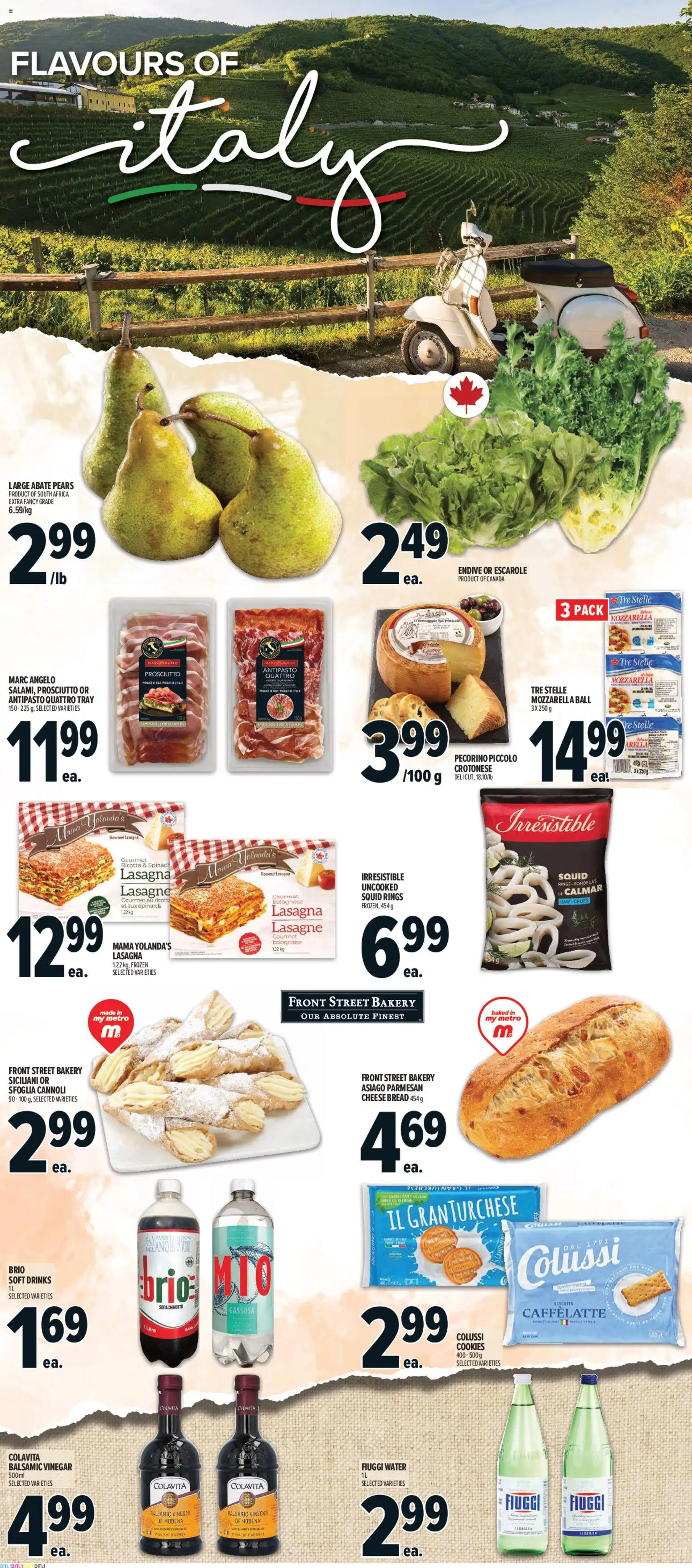 Metro flyer valid from Jul 2, 2026 | Page: 8 | Products: Cookies, Bakery, Cheese, Bread