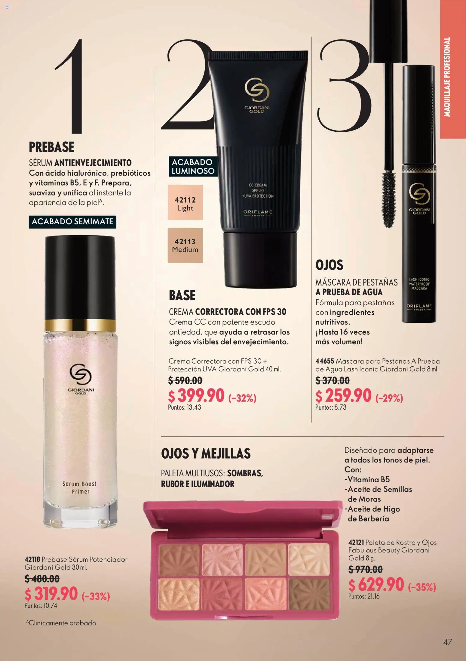 Nuevas ofertas de Oriflame válidas en toda la República Mexicana desde el 24/10/2026. ¡Encuentra las mejores ofertas en Oriflame Buen Mes! | Página: 47