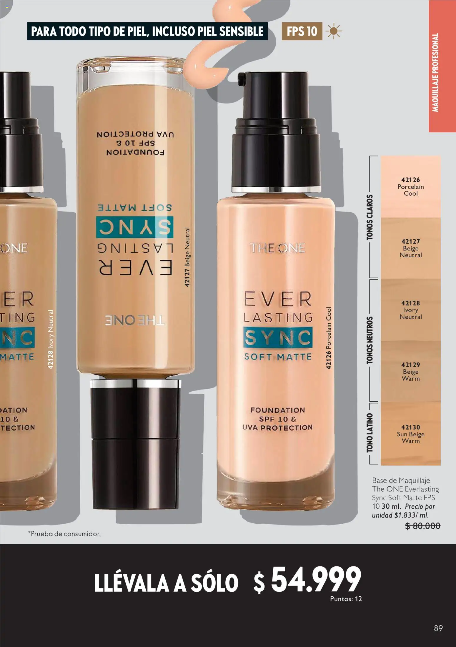 Oriflame revista - valida desde el 11/07/2026 | Página: 89 | Productos: Base de maquillaje, Maquillaje, Uva