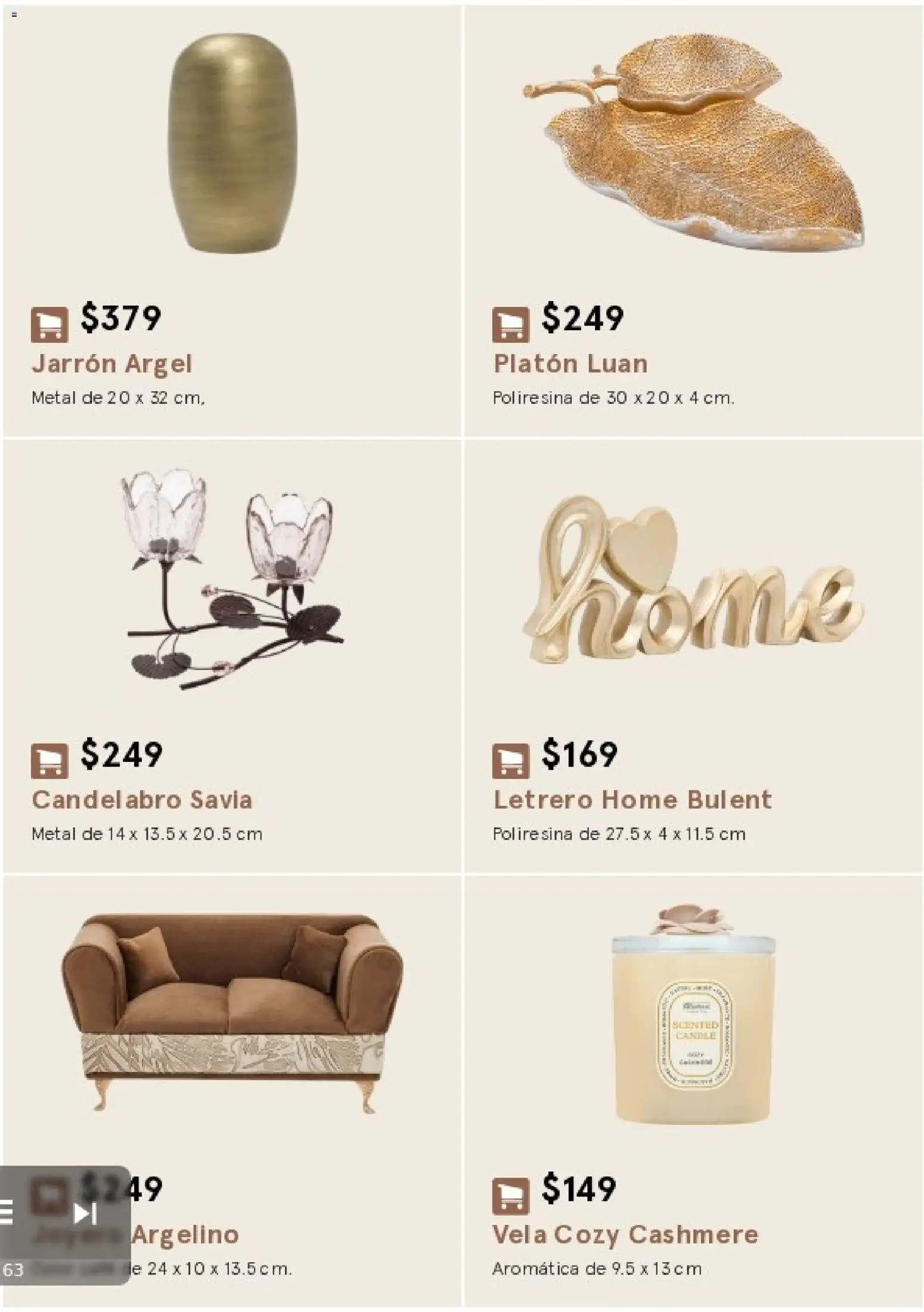 Nuevas ofertas de Coppel válidas en toda la República Mexicana desde el 17/08/2026. ¡Encuentra las mejores ofertas en Coppel catálogo Starhaus Otoño Invierno! | Página: 13 | Productos: Vela