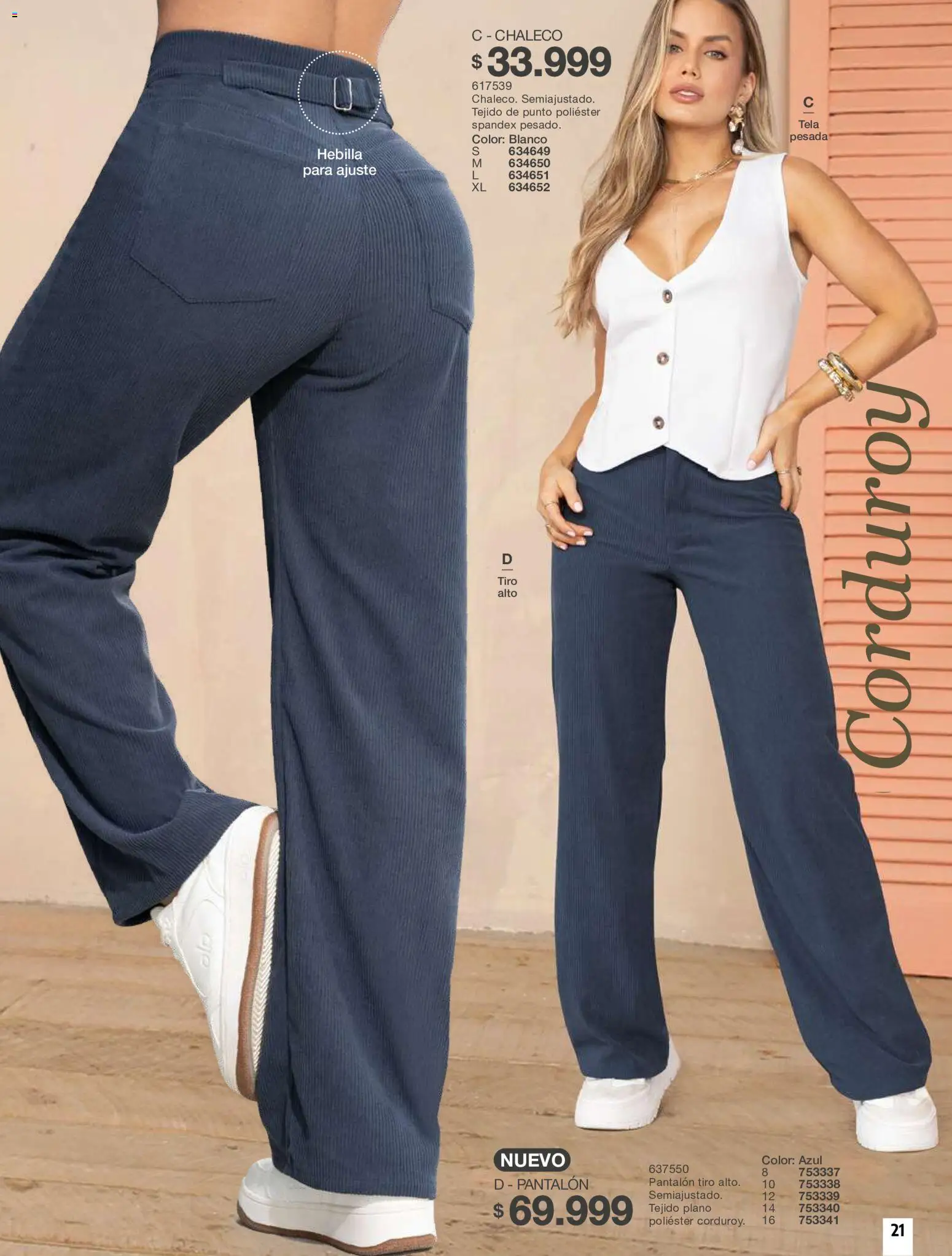 Carmel revista - valida desde el 01/10/2026 | Página: 21 | Productos: Hebilla, Chaleco