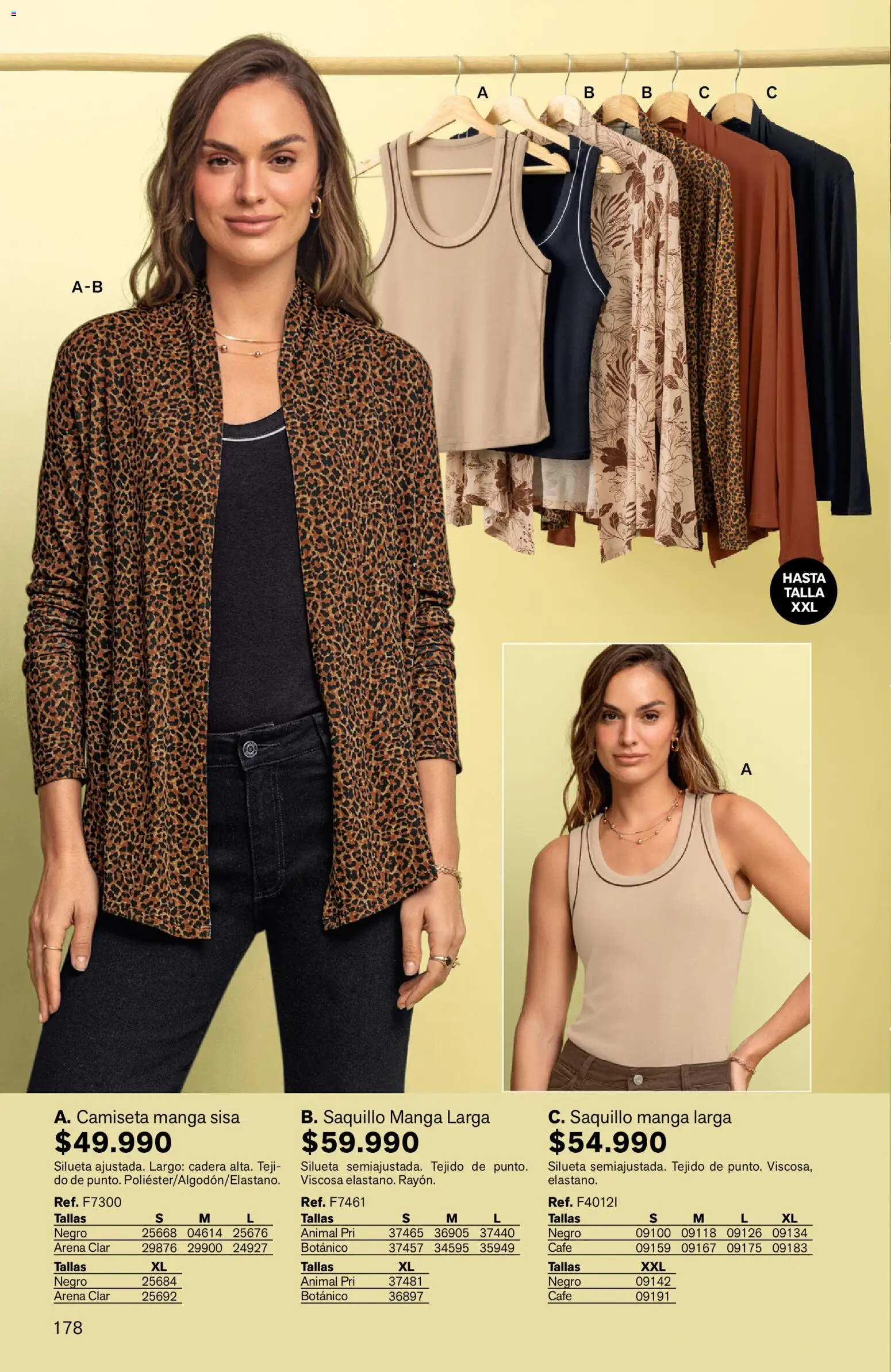 Leonisa revista - valida desde el 24/08/2026 | Página: 178 | Productos: Camiseta, Camiseta manga sisa, Café
