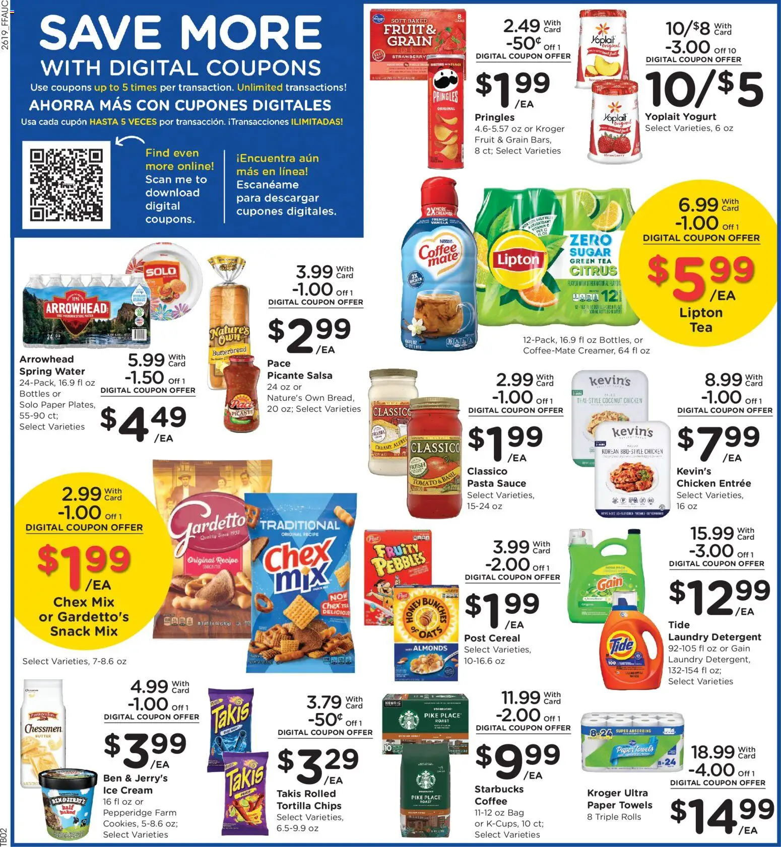 Fry's Food Weekly Ad - valid from 10.06.2026 | Page: 6 | Products: Tea, Pasta, Chips, Bag