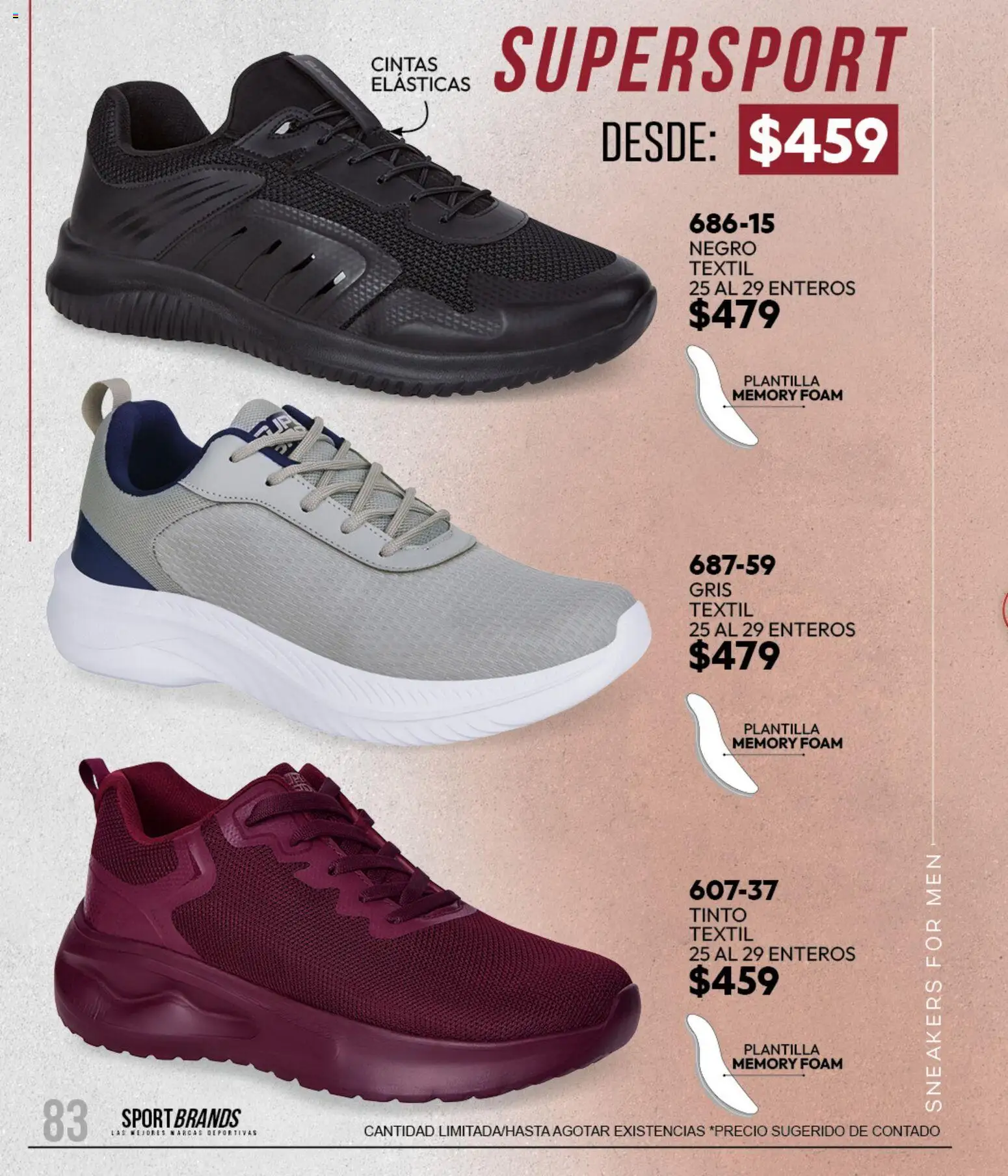 Nuevas ofertas de Cklass válidas en toda la República Mexicana desde el 11/09/2026. ¡Encuentra las mejores ofertas en Cklass catálogo Sportbrands Dama Invierno! | Página: 257