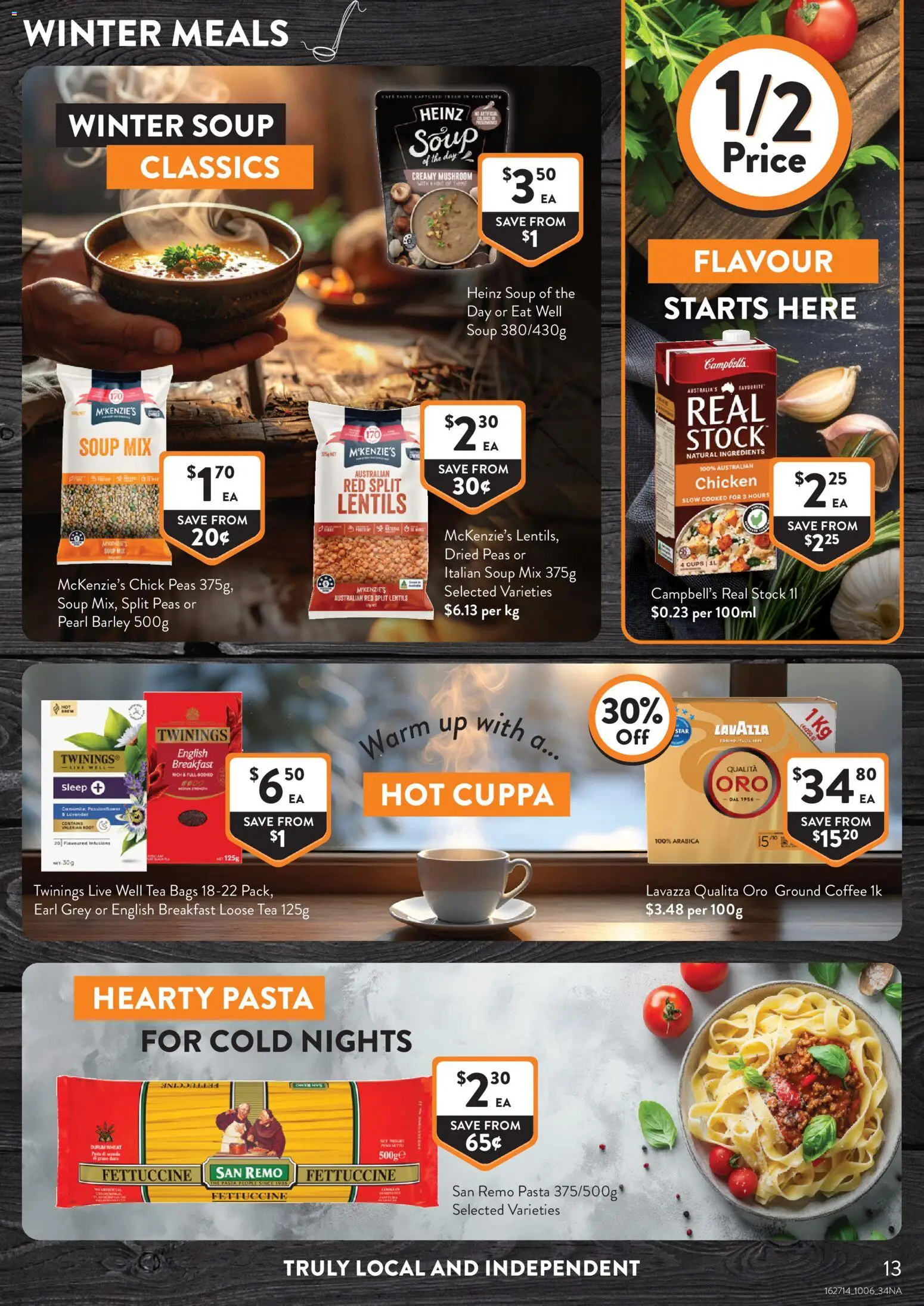 Foodworks catalogue - valid from 10.06.2026 | Page: 13 | Products: Cups, Chicken, Tea, Pasta