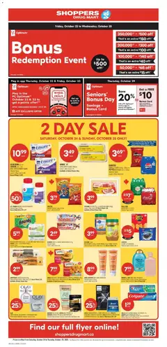 Preview of Shoppers weekly flyer / circulaire from shop Shoppers valid from Oct 24, 2026