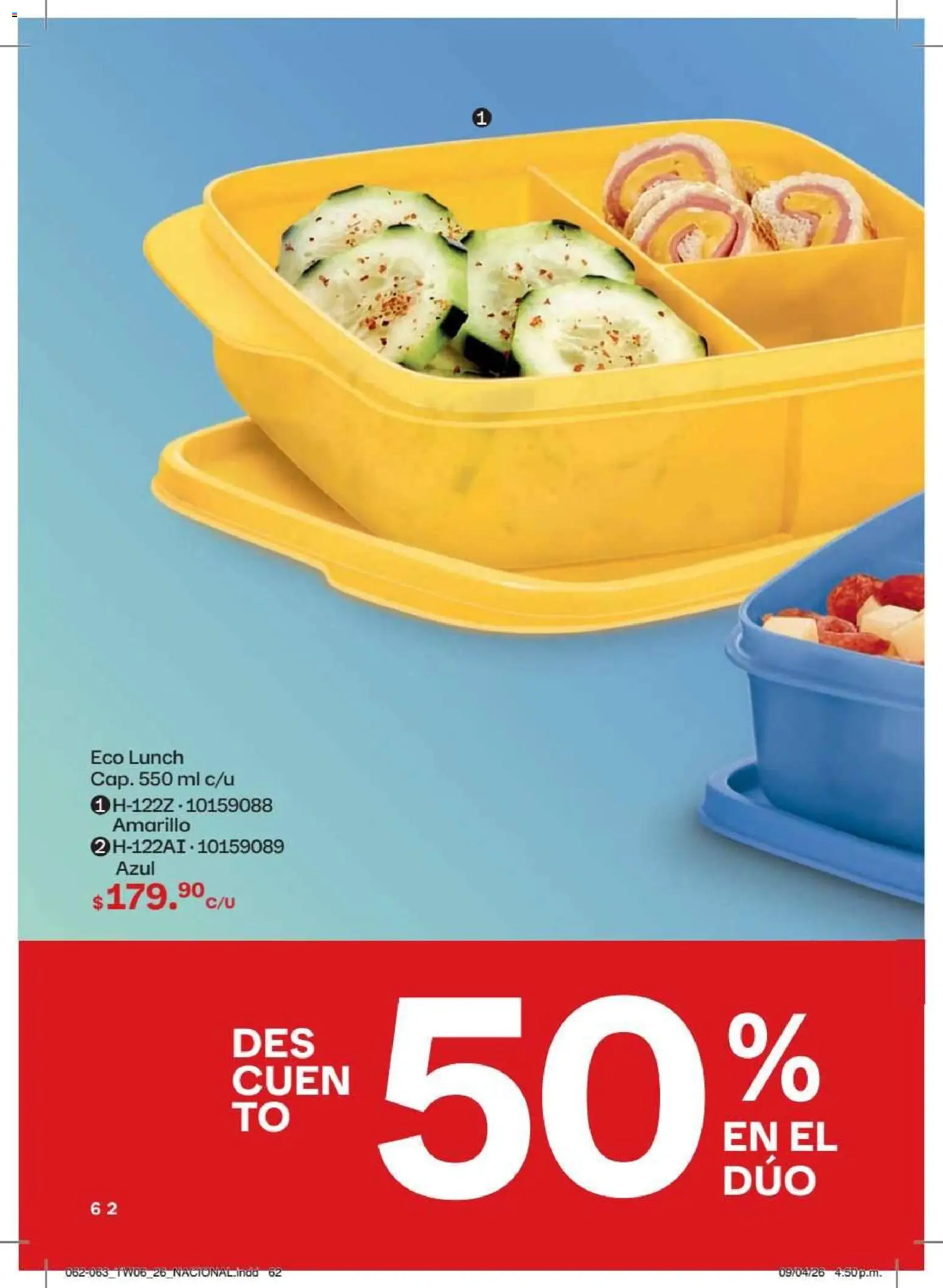 Nuevas ofertas de Tupperware válidas en toda la República Mexicana desde el 18/05/2026. ¡Encuentra las mejores ofertas en Tupperware catálogo! | Página: 62