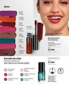 Natura catálogo válido desde el 15.09.2026 | Página: 103 | Productos: Mousse, Mate, Esmalte de uñas, Labial