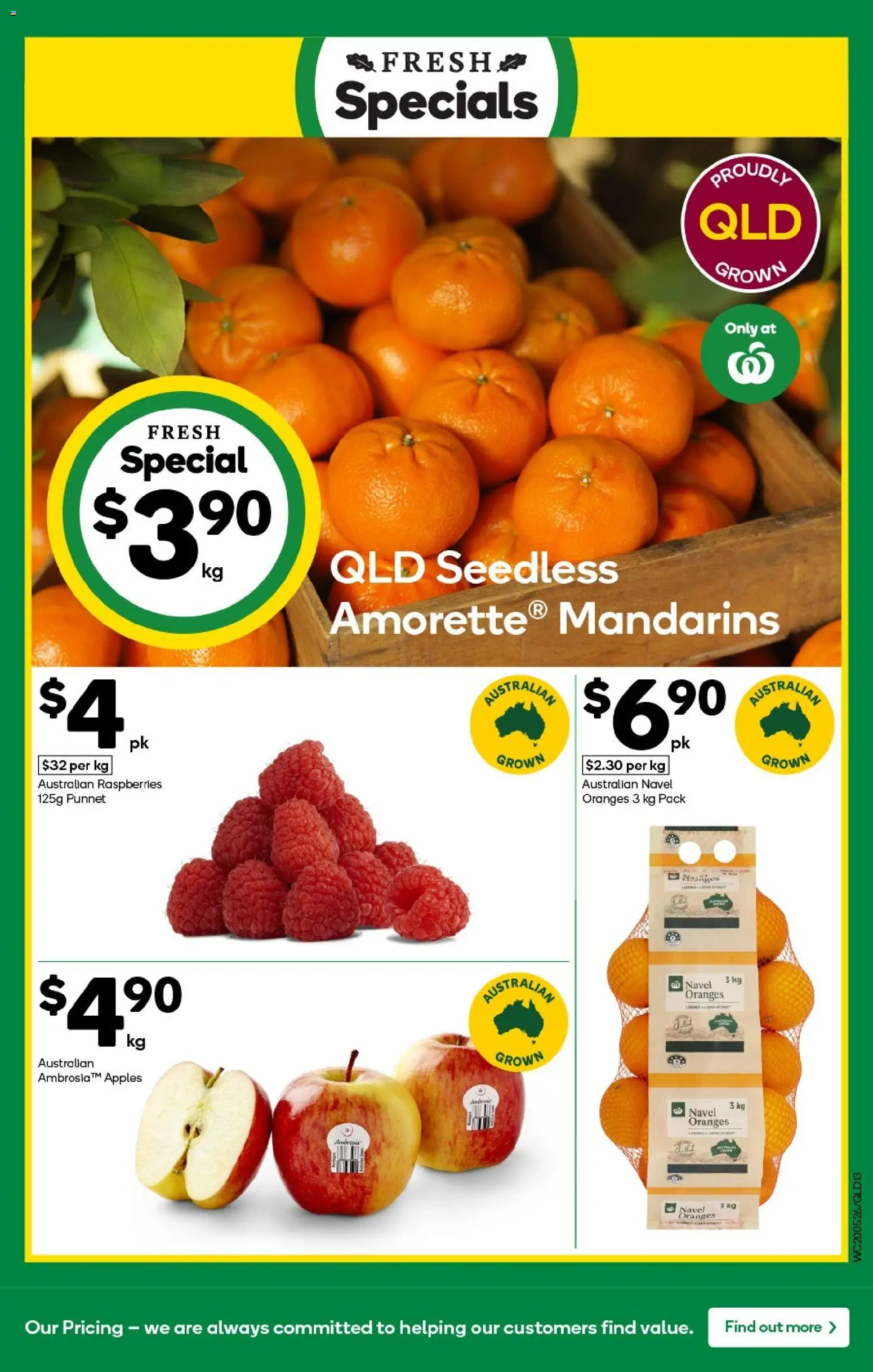 Woolworths catalogue - valid from 20.05.2026 | Page: 13 | Products: Apples, Oranges, Mandarins