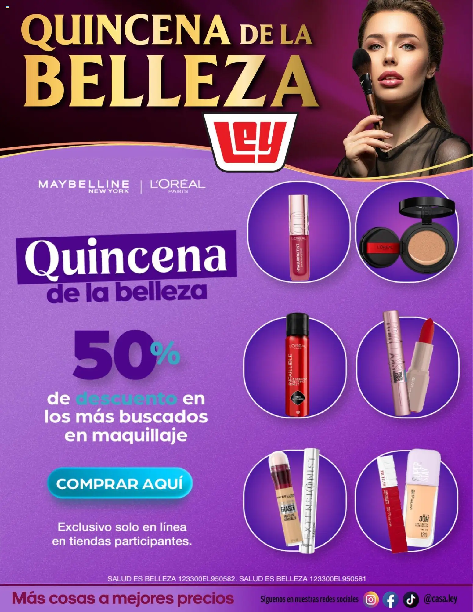 Nuevas ofertas de Casa Ley válidas en toda la República Mexicana desde el 15/07/2026. ¡Encuentra las mejores ofertas en Casa Ley folleto Quincena de la Belleza! | Página: 4