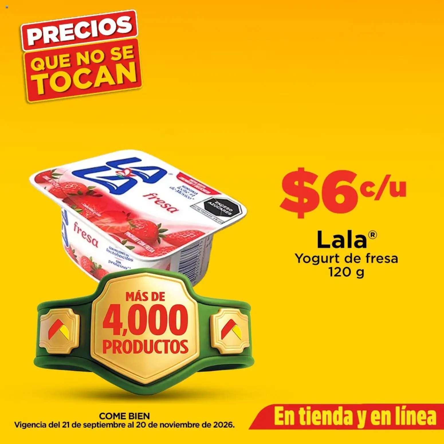 Nuevas ofertas de Bodega Aurrerá válidas en toda la República Mexicana desde el 21/09/2026. ¡Encuentra las mejores ofertas en Bodega Aurrerá folleto Con esto resolvió el desayuno de toda la familia! | Página: 4