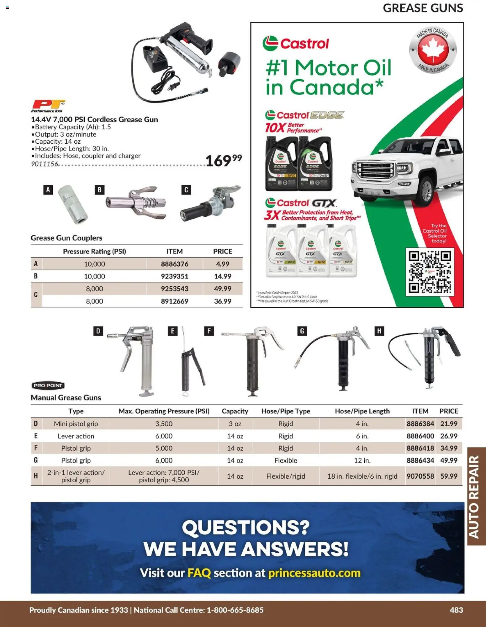 Princess Auto flyer valid from 21.04.2026 | Page: 18 | Products: Battery, Oil