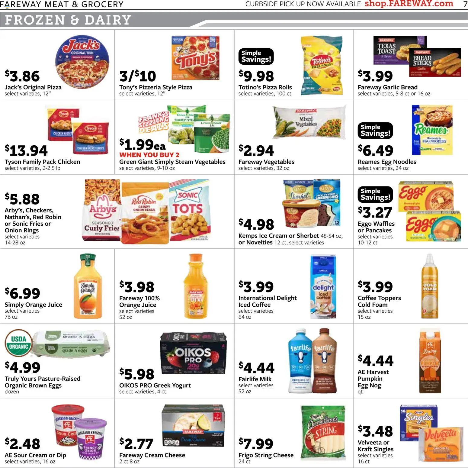 Fareway Weekly Ad - valid from 09/14/2026 | Page: 7 | Products: Yogurt, Coffee, Sour cream, Foam