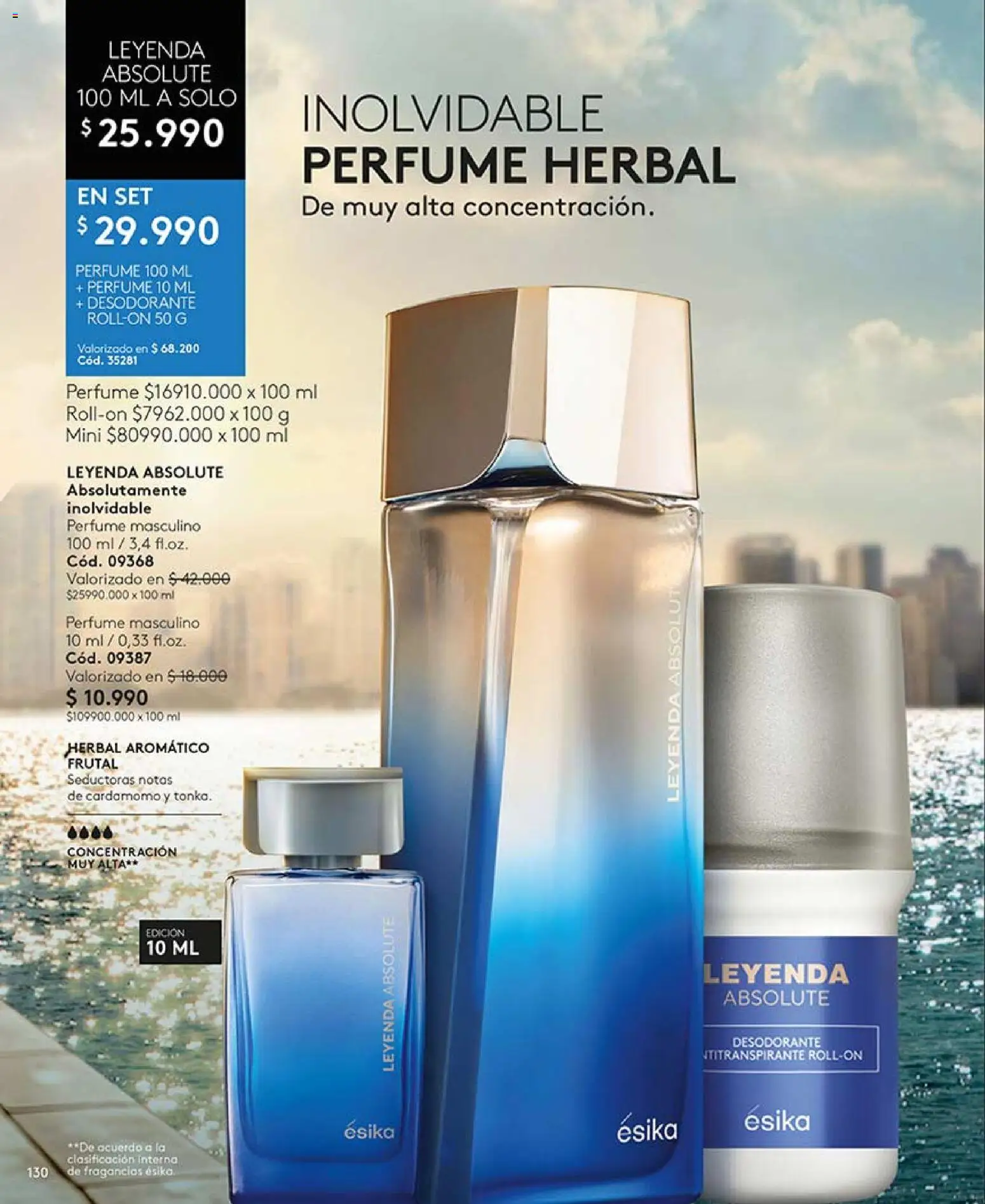 Catálogo Ésika Campaña 6 │ válido desde el 01.04.2026 | Página: 130 | Productos: Perfume, Desodorante