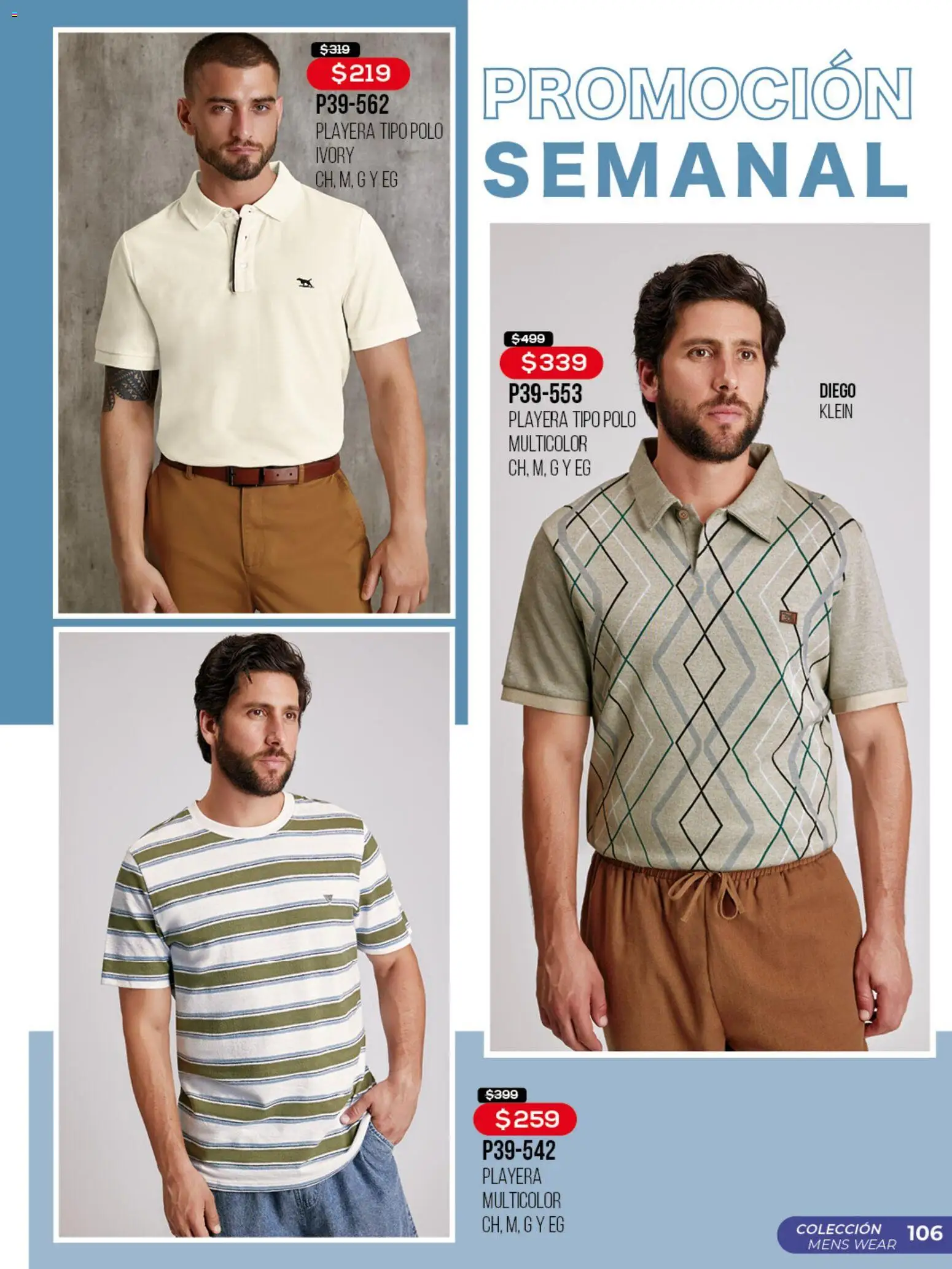 Nuevas ofertas de Cklass válidas en toda la República Mexicana desde el 30.03.2026. ¡Encuentra las mejores ofertas en Cklass catálogo Promo semanal! | Página: 107 | Productos: Playera