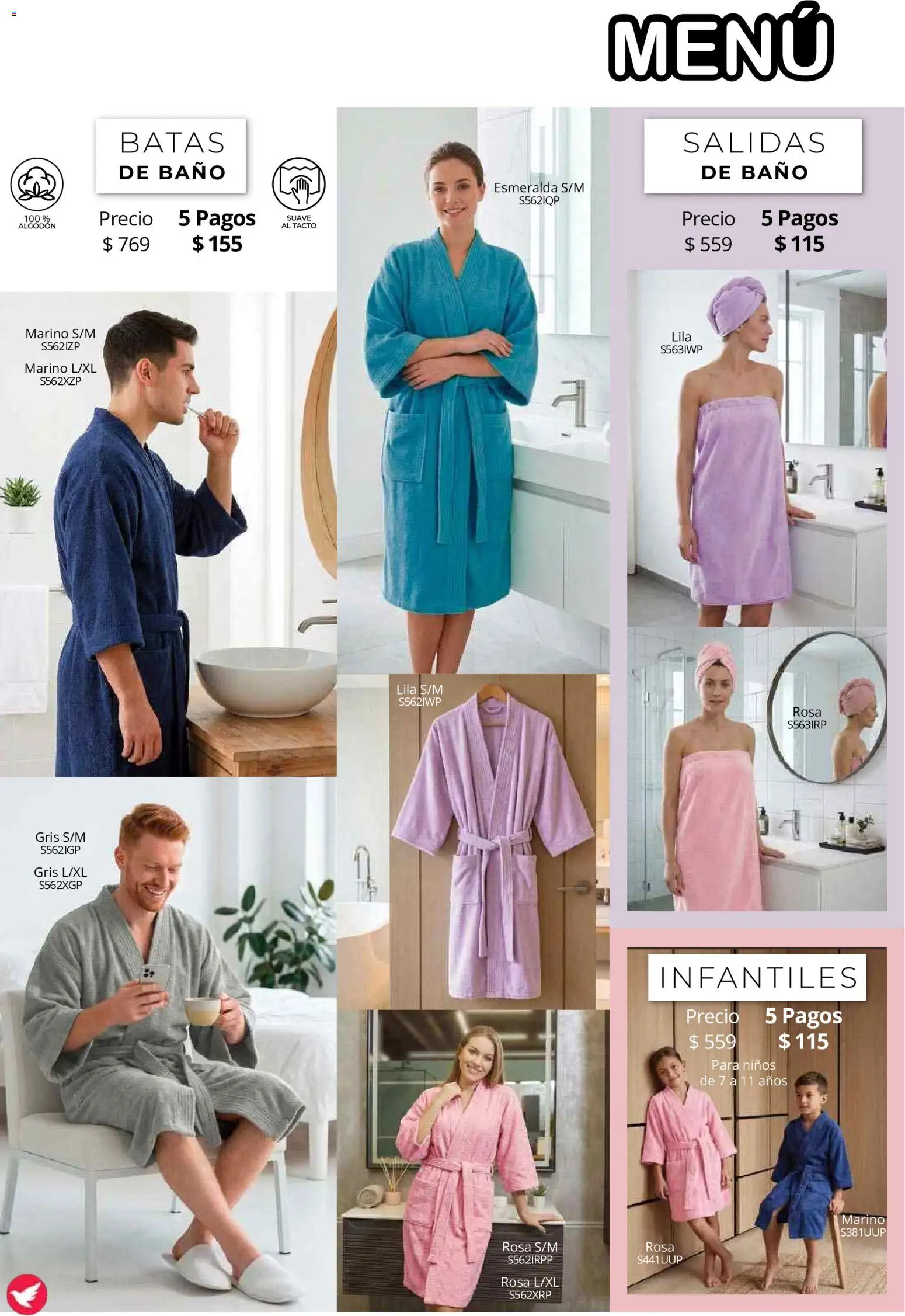 Nuevas ofertas de Colchas Concord válidas en toda la República Mexicana desde el 01/08/2026. ¡Encuentra las mejores ofertas en Colchas Concord catálogo! | Página: 205 | Productos: Algodón, Baño
