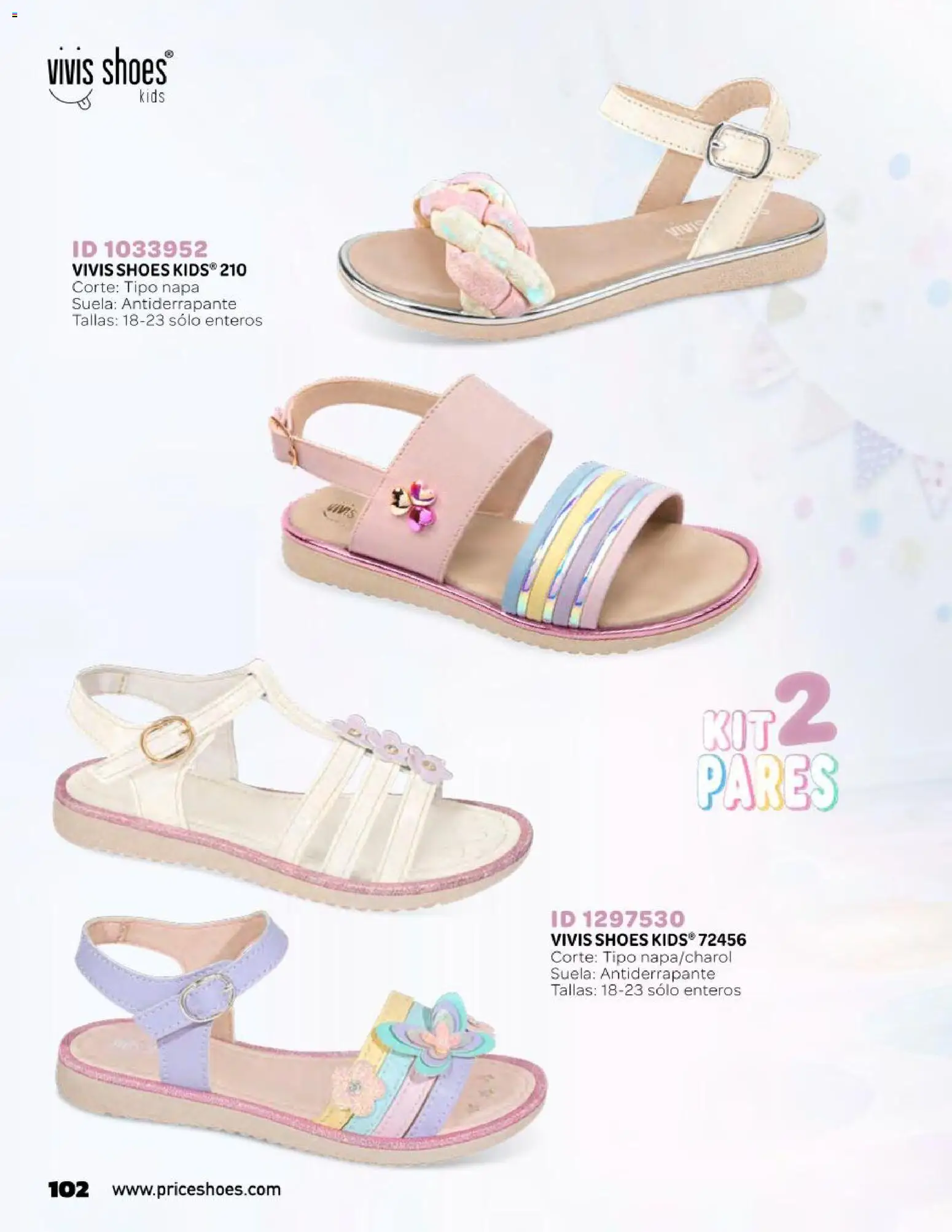 Nuevas ofertas de Price Shoes válidas en toda la República Mexicana desde el 21/10/2026. ¡Encuentra las mejores ofertas en Price Shoes catálogo Kids! | Página: 102