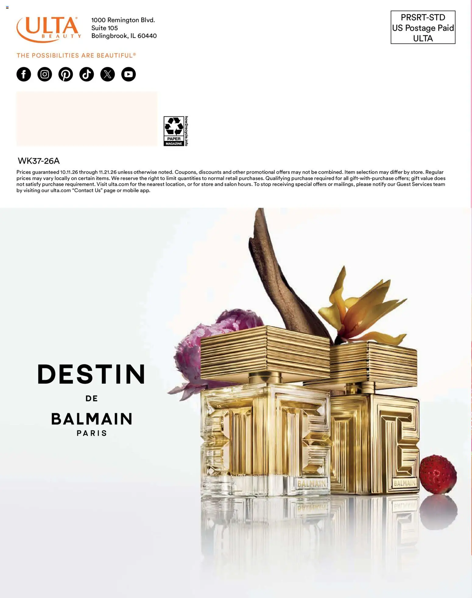 Ulta Beauty Weekly Ad - valid from 10/11/2026 | Page: 100