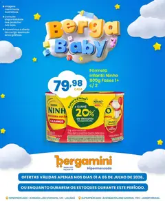 Supermercado Bergamini ofertas Bebê - Pré-Visualização do folheto da loja Supermercado Bergamini, válido de 01/07/2026