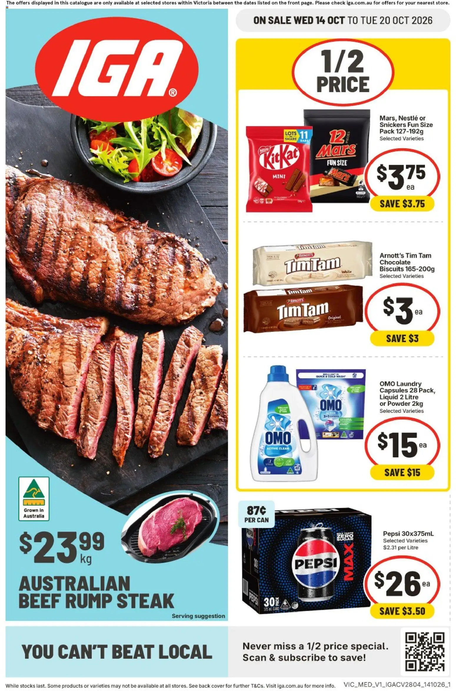 IGA catalogue - valid from 14/10/2026 | Page: 1