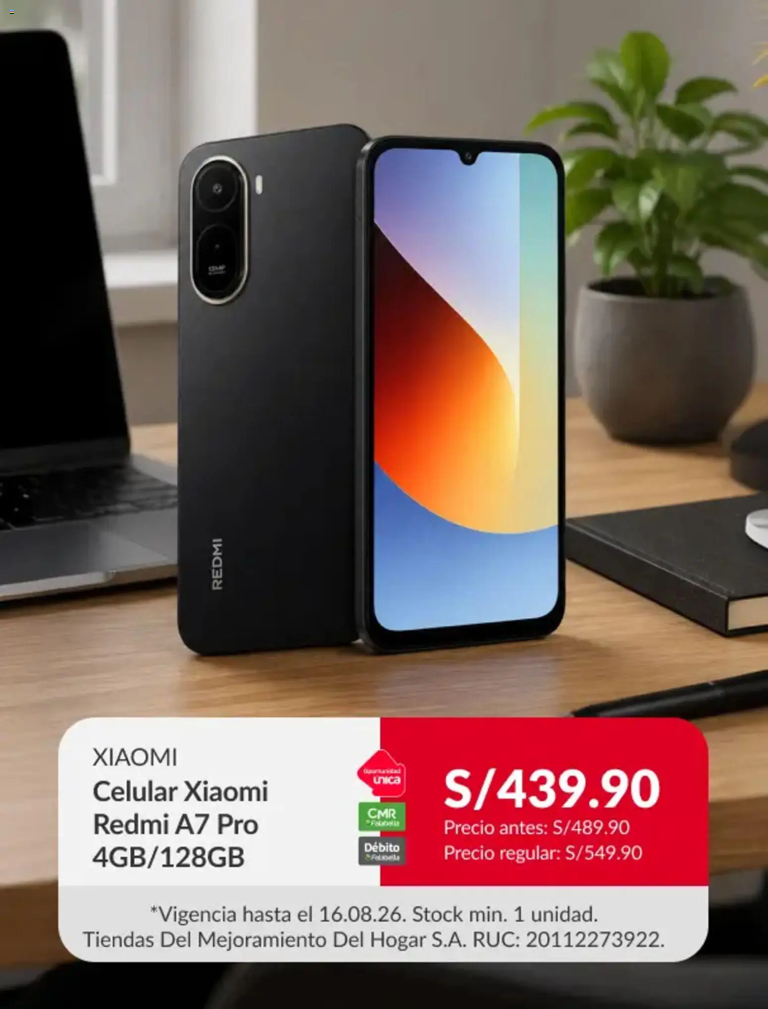 Catálogo Sodimac válido desde 10/08/2026 | Página: 1 | Productos: Celular