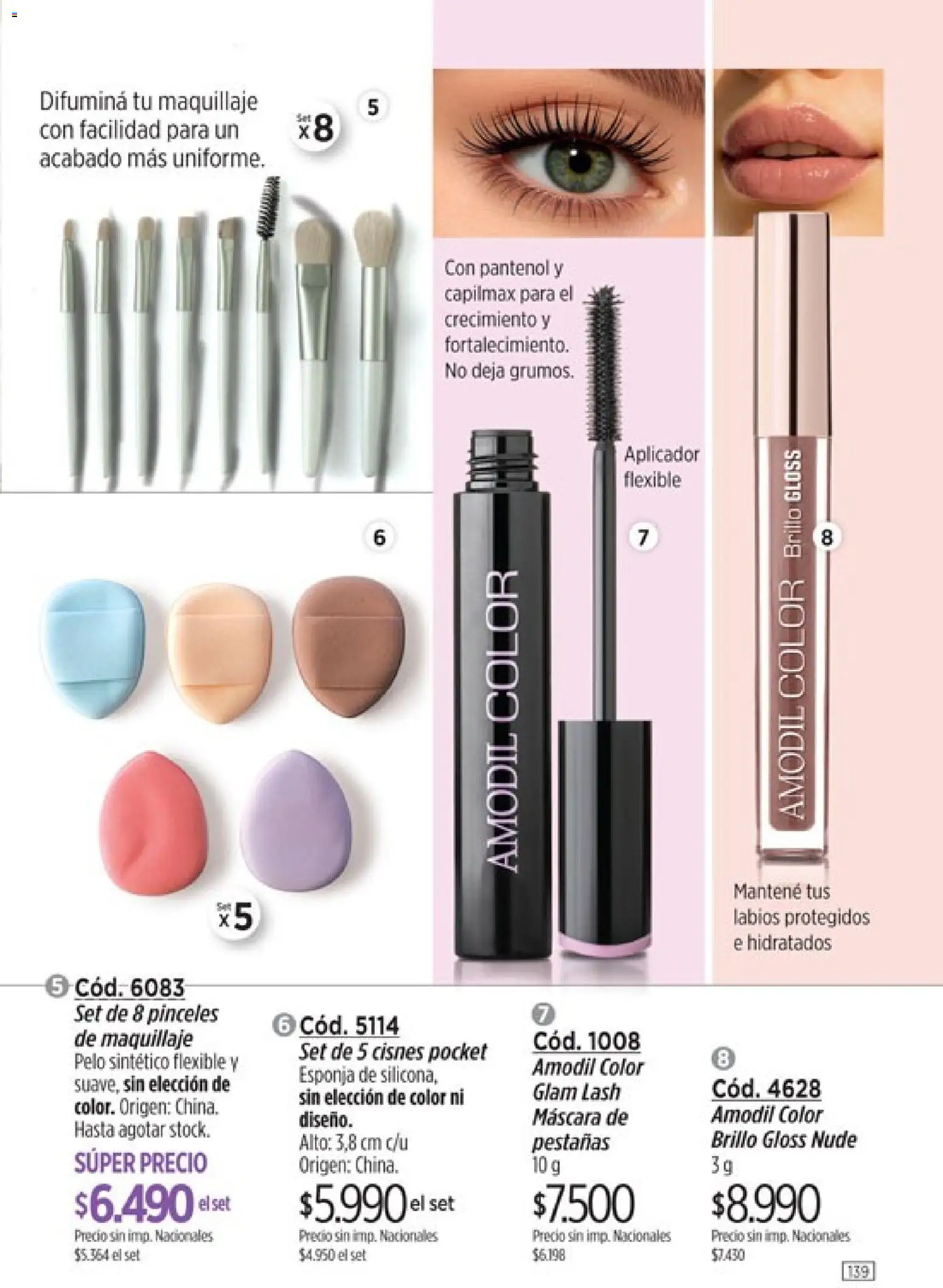 Catálogo Amodil Campaña 12 │ válido desde el 30/06/2026 | Página: 139 | Productos: Flexible, Máscara, Brillo, Esponja