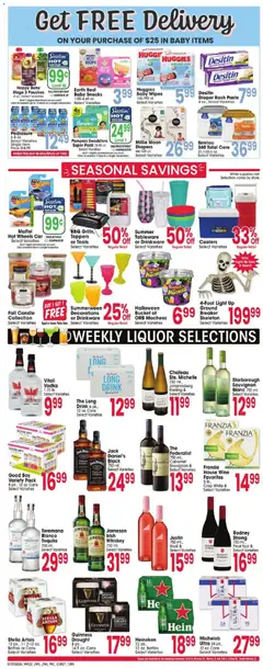 Preview of Jewel Osco weekly ads valid from 07/29/2026 | Page: 7 | Products: Wine, Vodka, Whiskey, Toppers