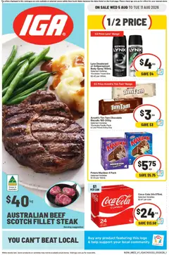 Preview of IGA catalogue QLD - valid from 05/08/2026