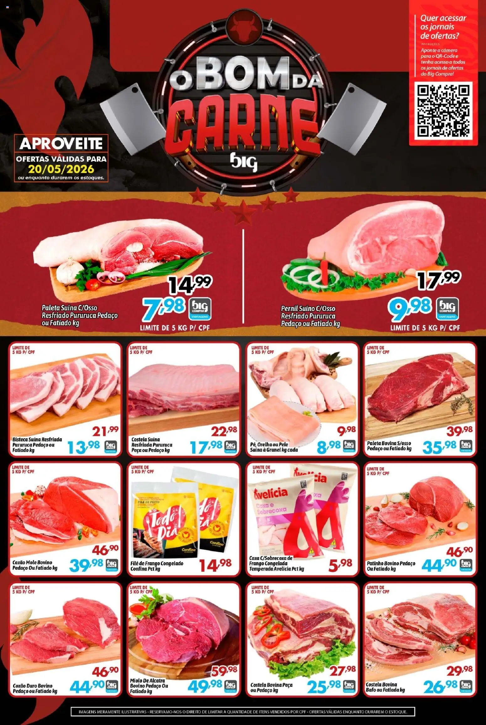 Big Compra Folheto - válido de 20.05.2026 | Página: 1 | Produtos: Alcatra, Pernil, Carne, Frango