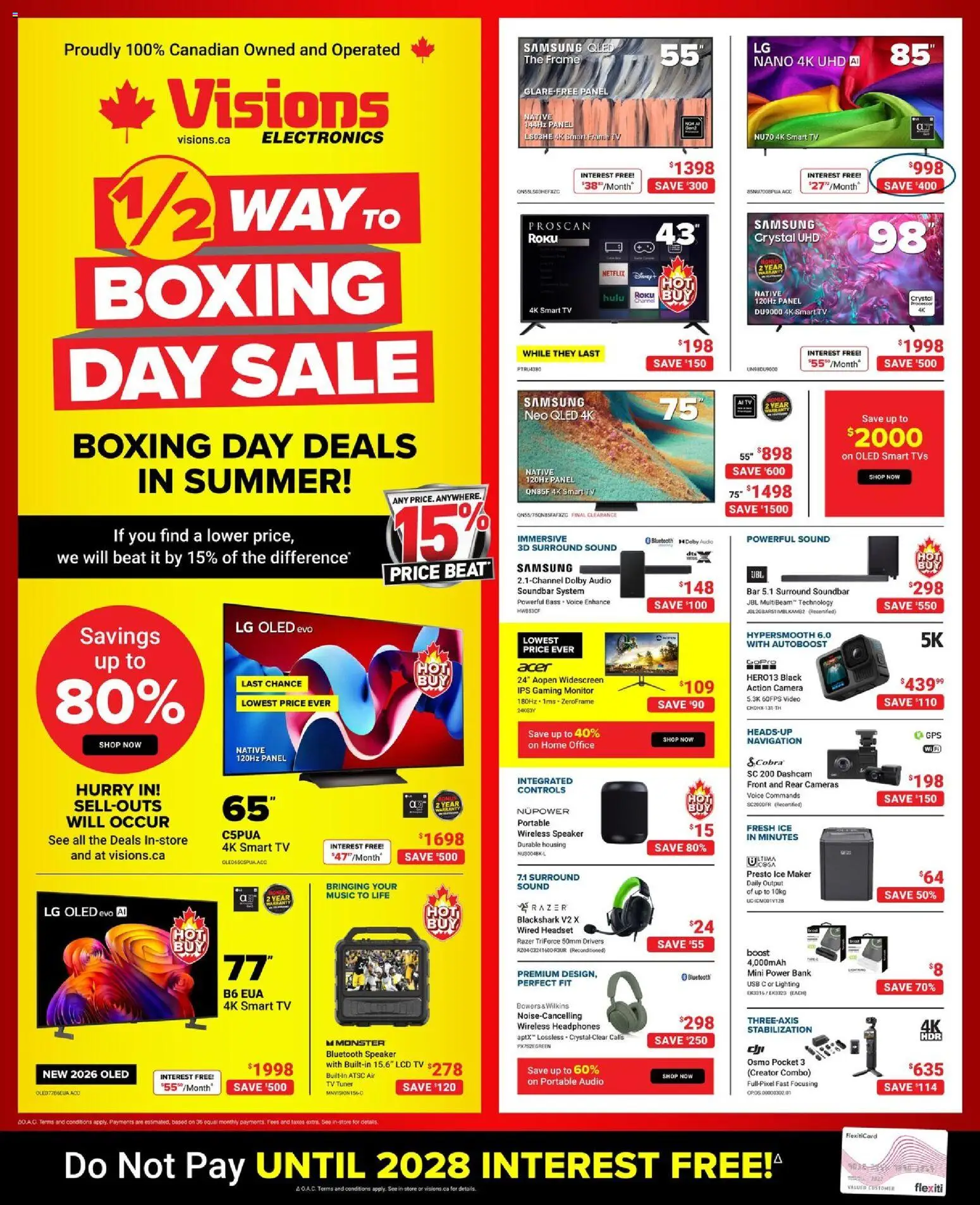 Visions flyer valid from Jun 26, 2026 | Page: 1 | Products: Headphones, Camera, Speaker, Navigation