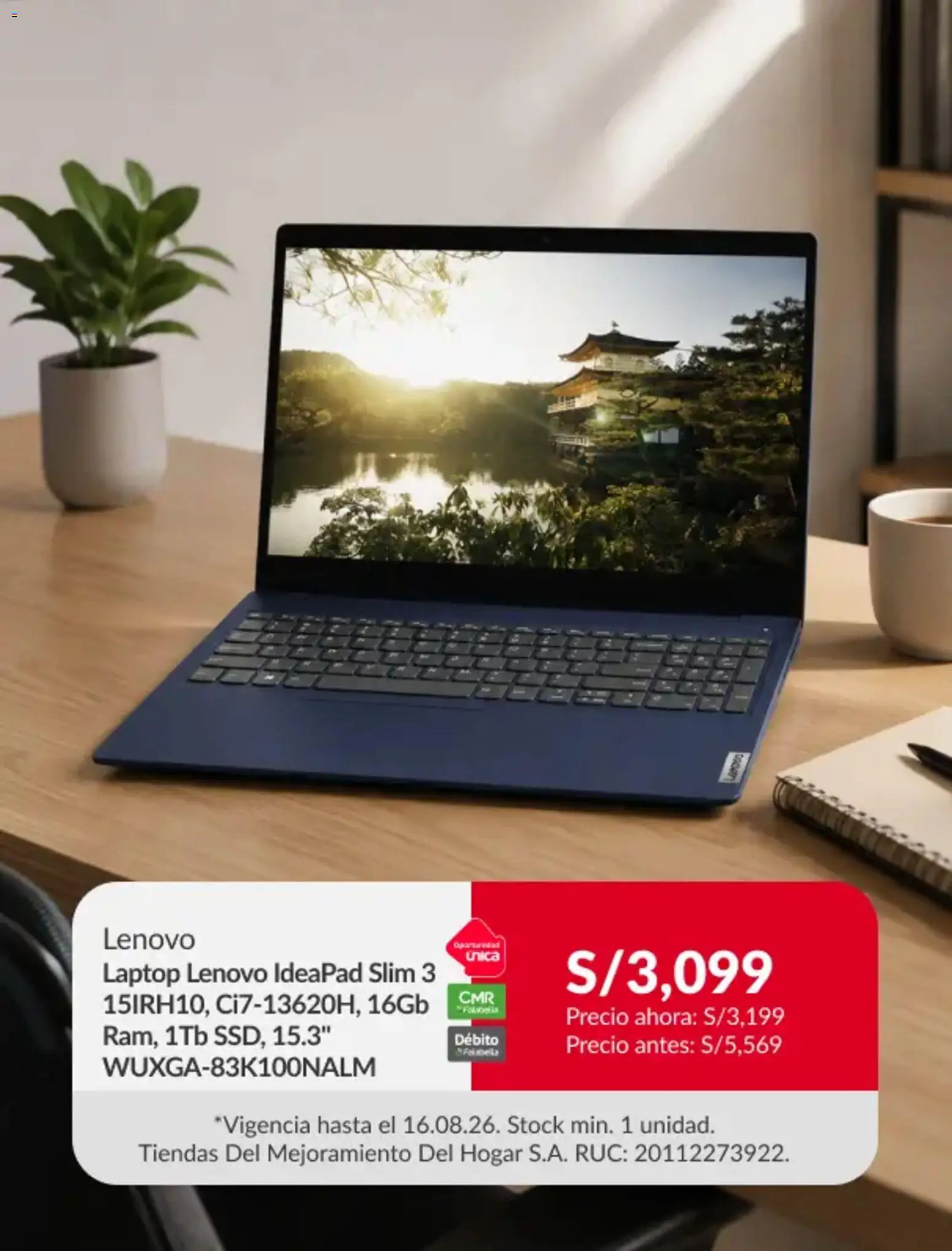 Catálogo Sodimac válido desde 10/08/2026 | Página: 5 | Productos: Laptop