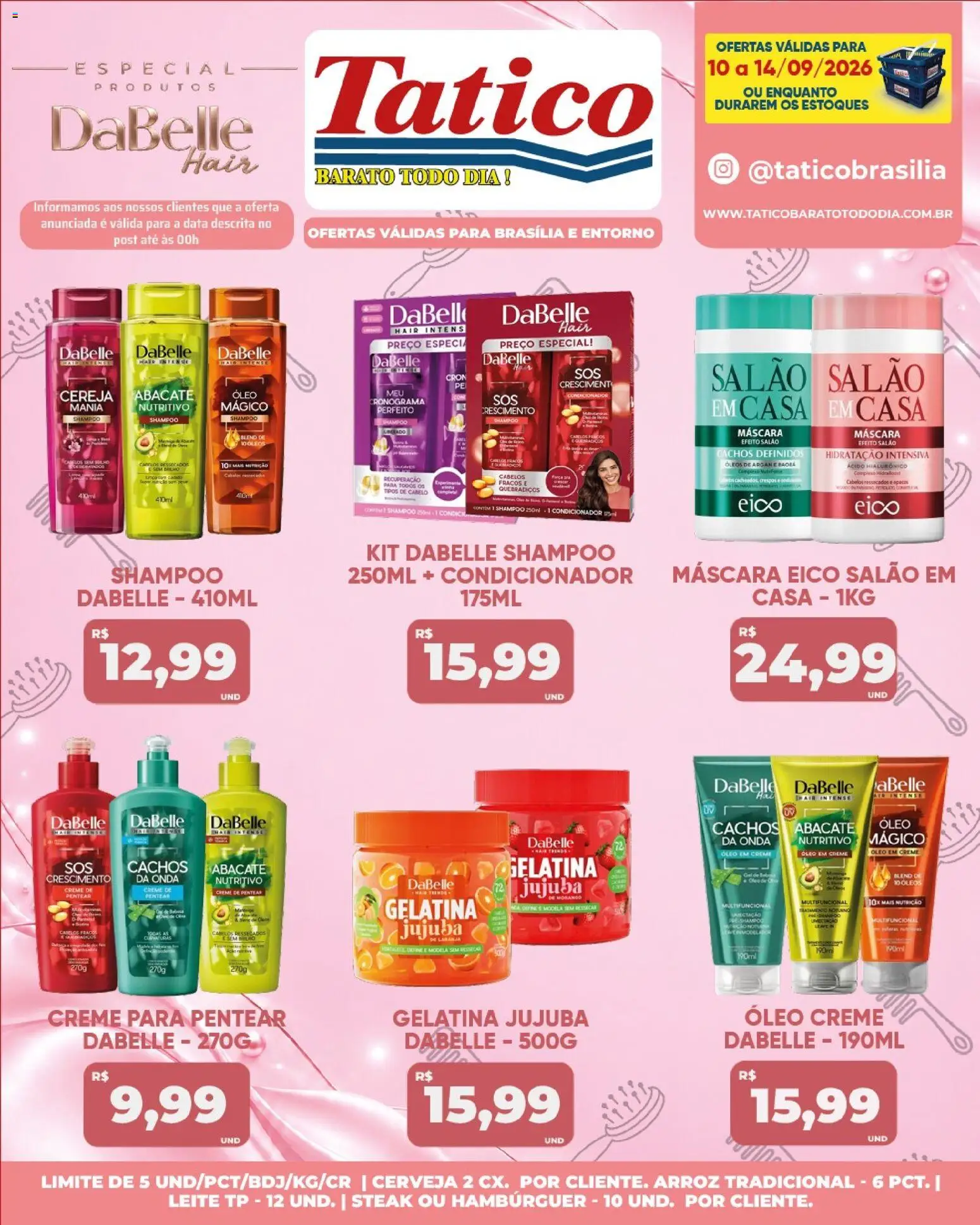 Tatico Folheto - válido de 12/09/2026 | Página: 19 | Produtos: Cereja, Condicionador, Cerveja, Creme