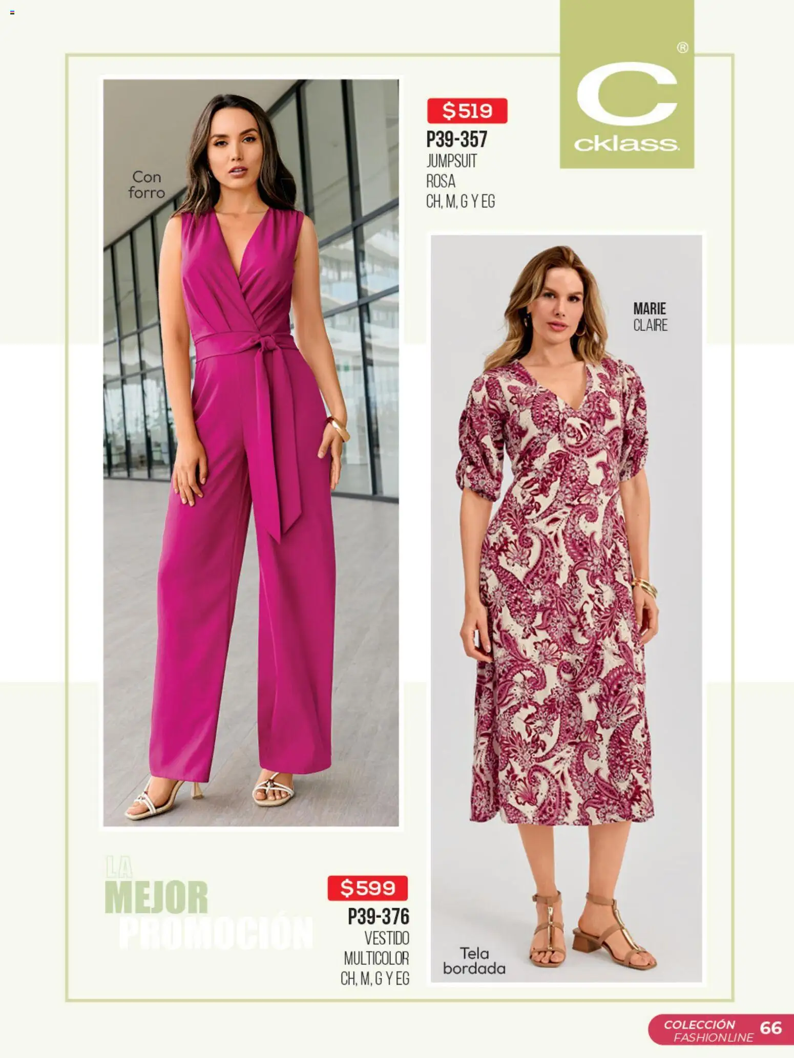 Nuevas ofertas de Cklass válidas en toda la República Mexicana desde el 30.03.2026. ¡Encuentra las mejores ofertas en Cklass catálogo Promo semanal! | Página: 67 | Productos: Vestido