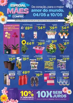 Comper ofertas Especial Dia das Mães - Pré-Visualização do folheto da loja Comper, válido de 04.05.2026