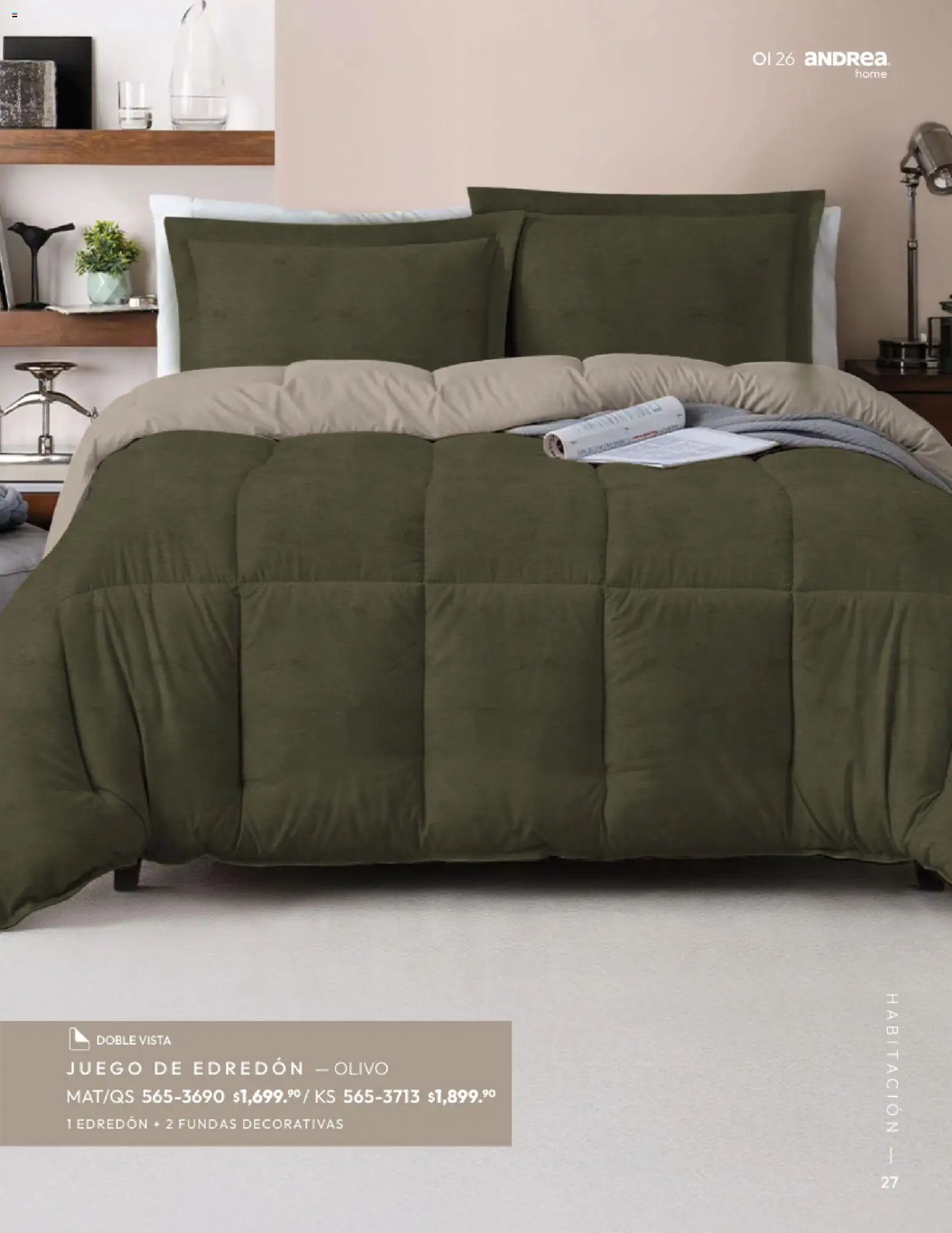 Nuevas ofertas de Andrea válidas en toda la República Mexicana desde el 01/09/2026. ¡Encuentra las mejores ofertas en Andrea catálogo Home! | Página: 27