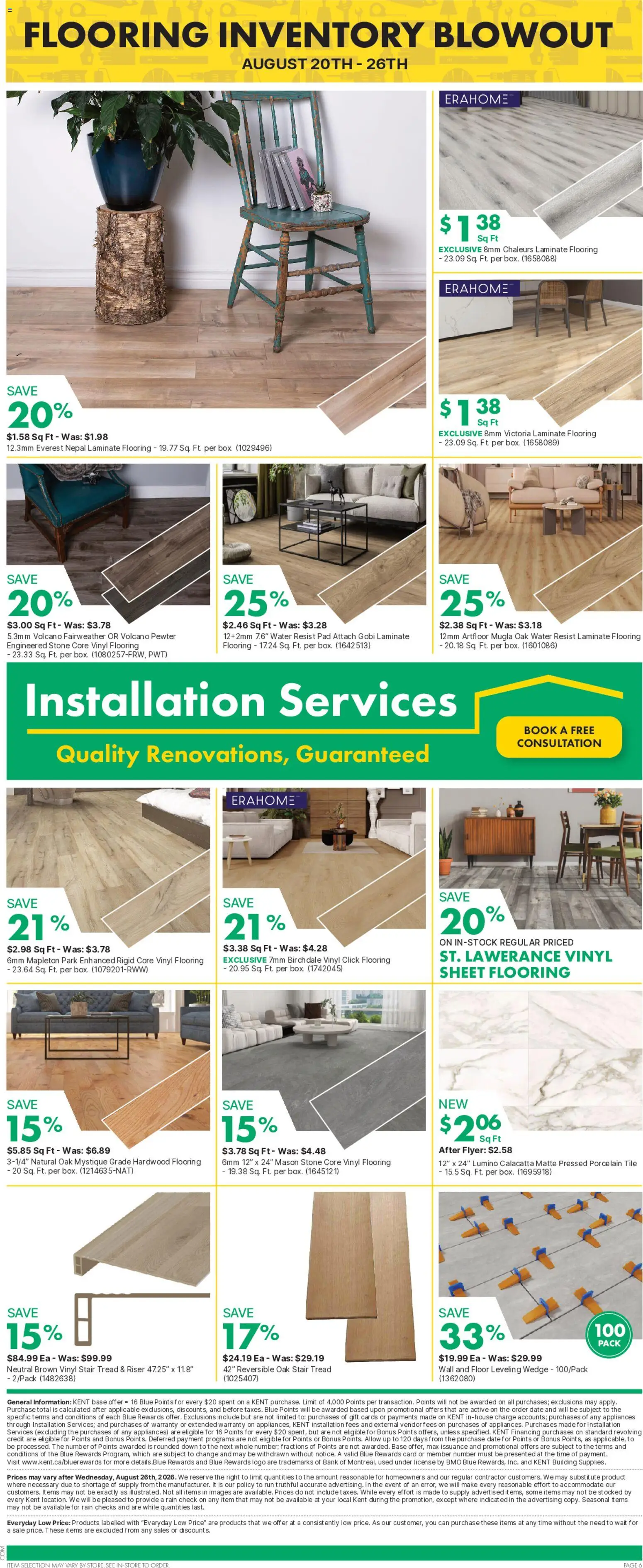 Kent flyer valid from Aug 20, 2026 | Page: 7 | Products: Water