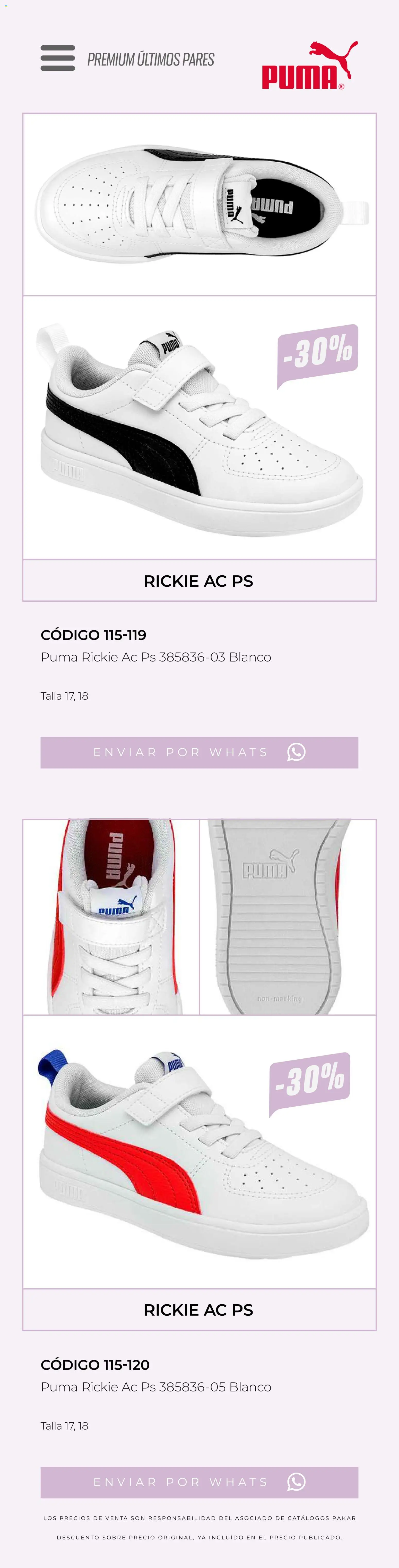 Nuevas ofertas de SC Pakar válidas en toda la República Mexicana desde el 13.03.2026. ¡Encuentra las mejores ofertas en SC Pakar catálogo Últimos pares premium ! | Página: 78 | Productos: Sobre