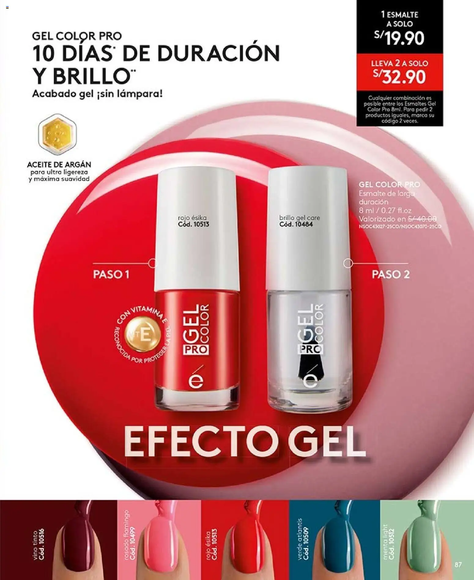 Catálogo Ésika válido desde 20/06/2026 | Página: 87 | Productos: Aceite, Lámpara, Vino