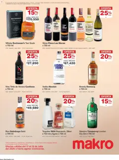 Makro catálogo hinchas -  Vista previa de la revista de la tienda Makro valido desde el 17/07/2026 | Página: 15 | Productos: Whisky, Gin, Ron, Corta uñas