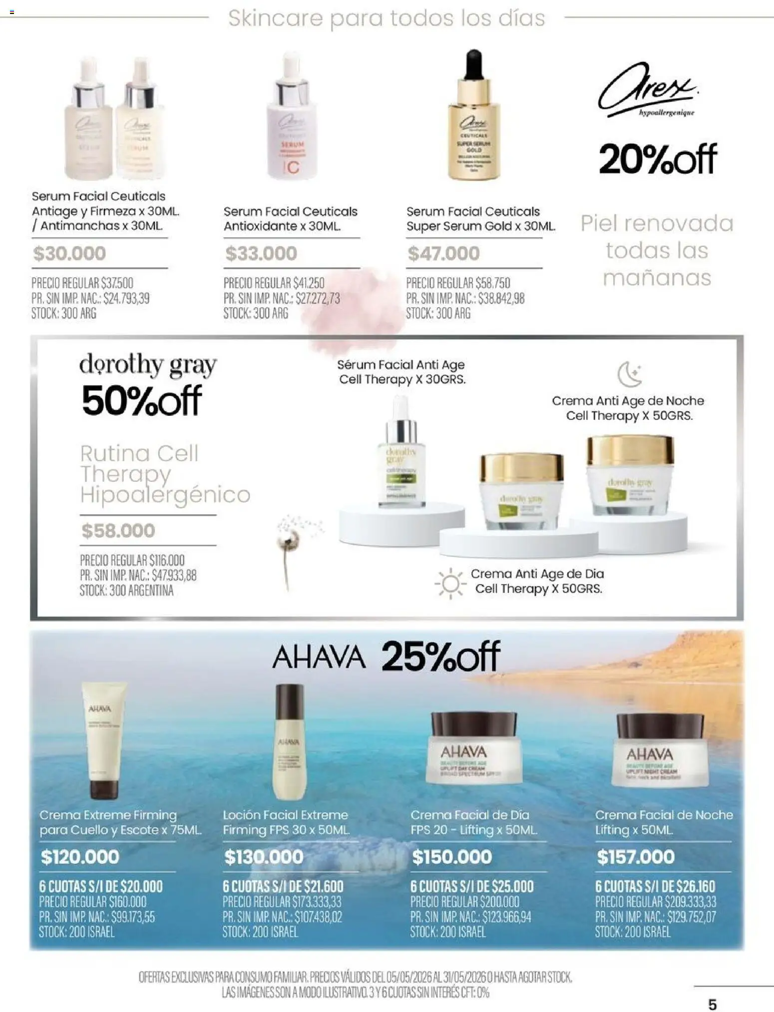 Pigmento catálogo │ válido desde el 05.05.2026 | Página: 5 | Productos: Serum, Loción, Crema