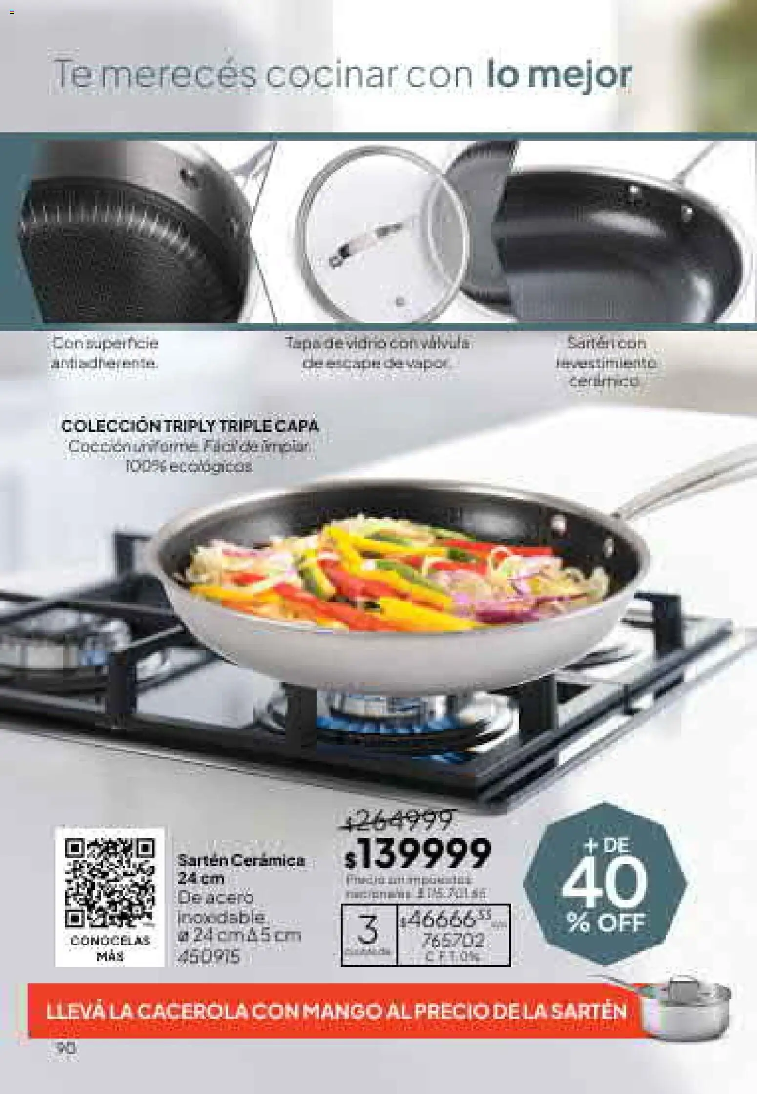 Tupperware Folleto │ válido desde el 01/07/2026 | Página: 91 | Productos: Sartén, Mango, Té