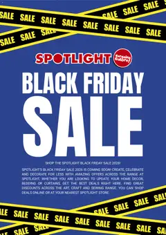 Preview of Spotlight Black Friday Notice - valid from 14/10/2026