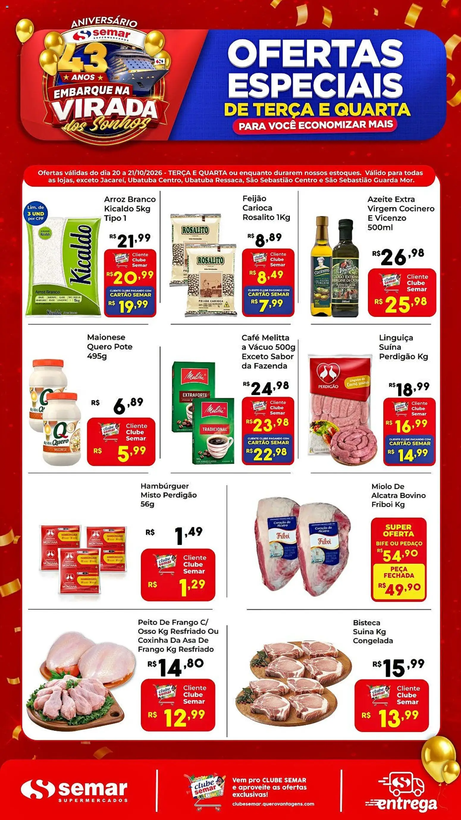Semar Supermercado Folheto - válido de 20/10/2026 | Página: 1