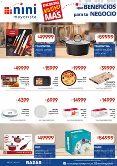 Vista previa NINI Mayorista catálogo válido desde el 14/09/2026 | Página: 43 | Productos: Cocina, Asadera, Batería, Plancha