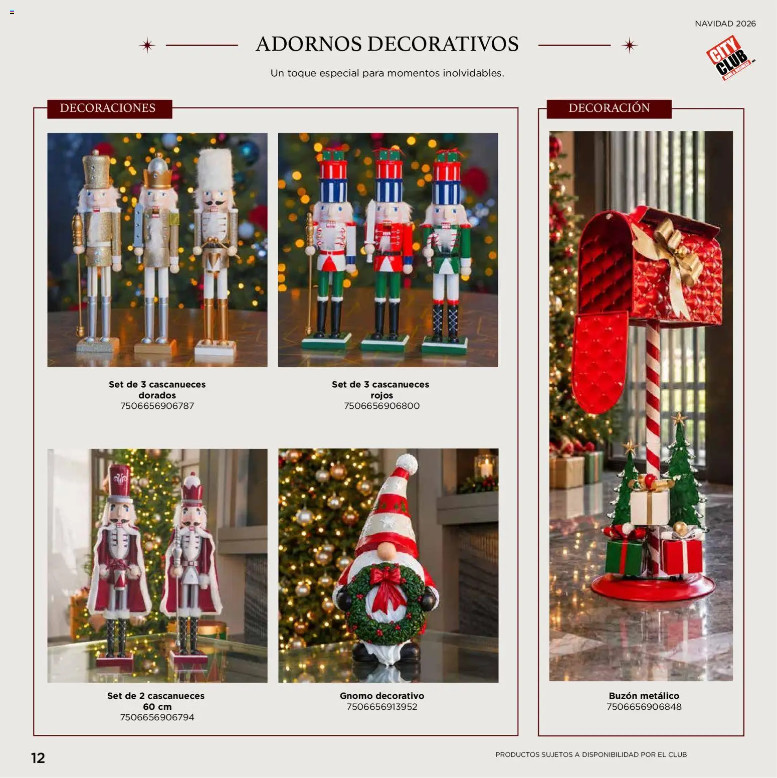 Nuevas ofertas de City Club válidas en toda la República Mexicana desde el 02/10/2026. ¡Encuentra las mejores ofertas en City Club Catálogo Navideño! | Página: 12