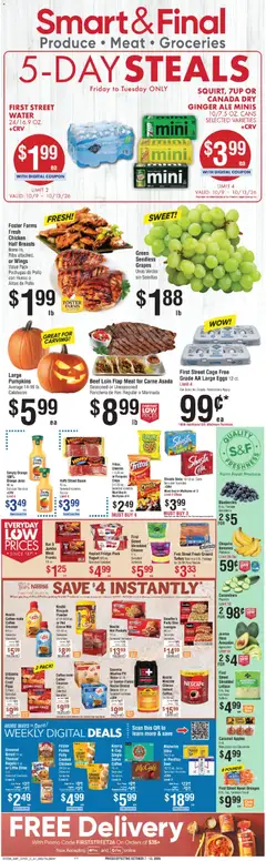 Preview of Smart & Final weekly ads valid from 10/09/2026